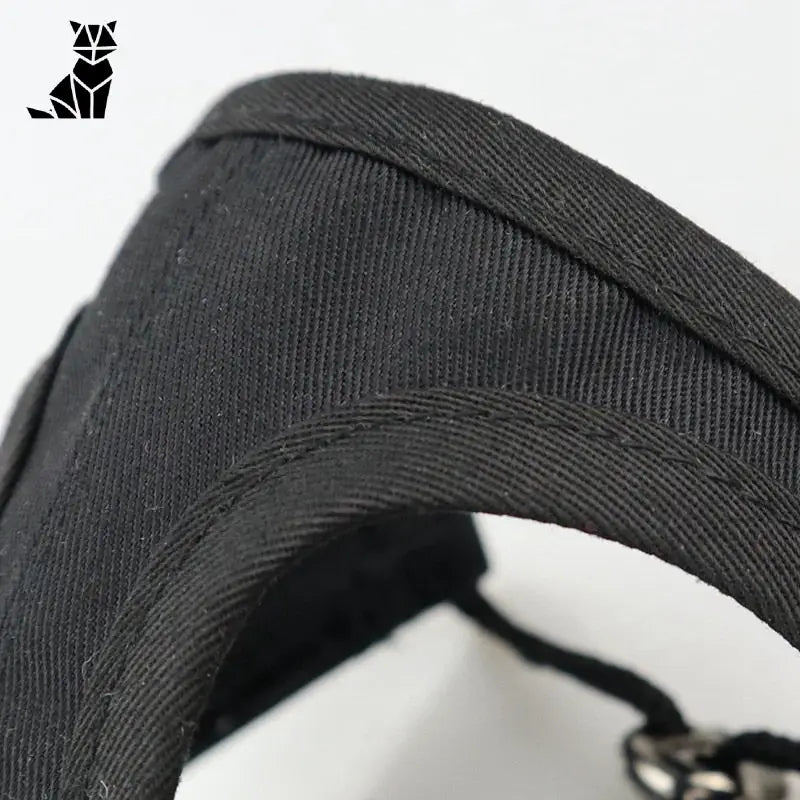 Casquette pour Chien Noir Uni