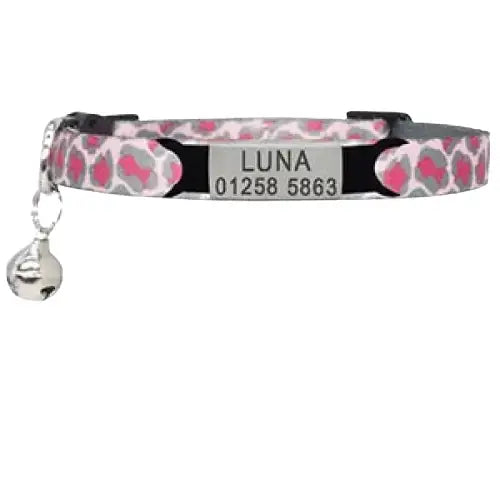 Collier pour chat avec clochette personnalisé Transparent Background
