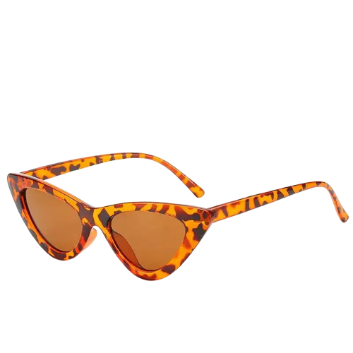 Lunettes De Soleil œil De Chat Pour Femmes Félines Et Audacieuses - Léopard Transparent Background