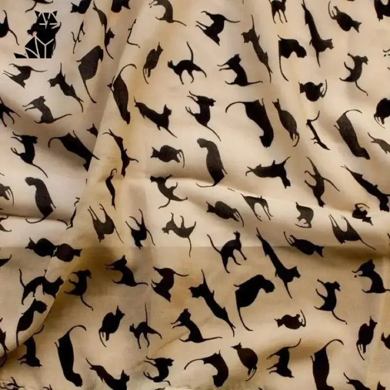 Foulard élégant Aux Motifs Chat Pour Un Style Chic Et Chaleureux