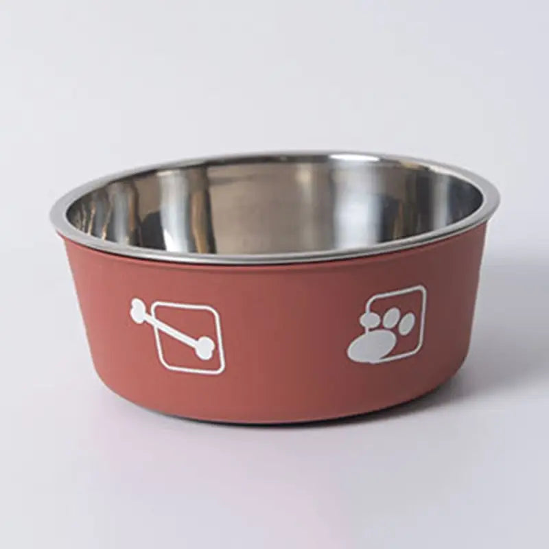 Gamelle pour chien originale en inox anti - dérapante