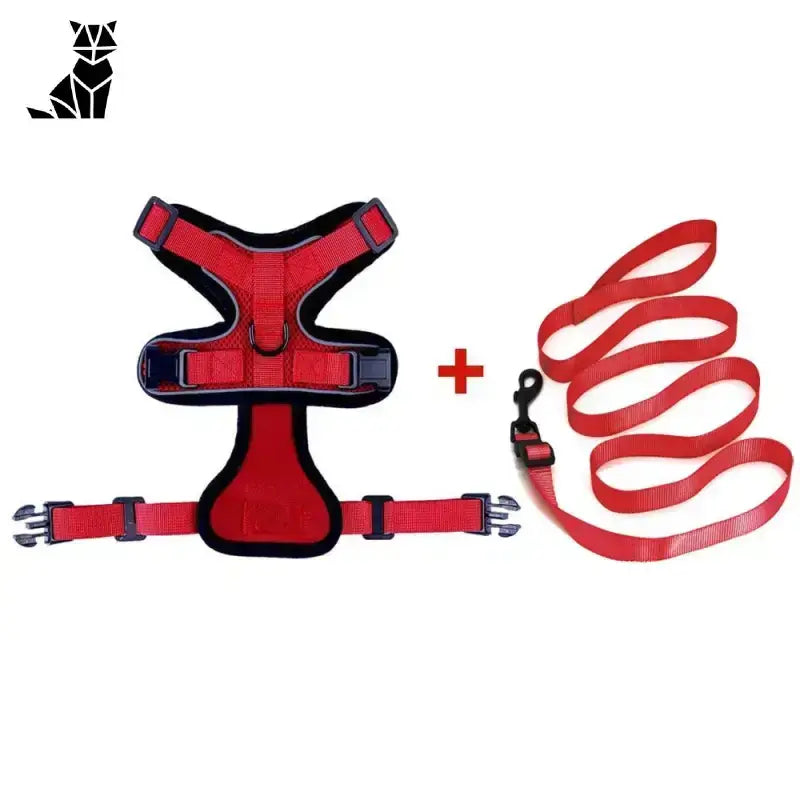 Harnais Pour Chaton Petzeal: Belles Promenades En Petite Taille - Rouge / Xs