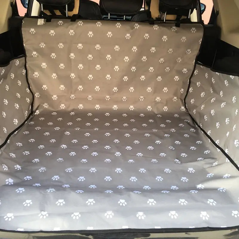 Housse de siège auto en tissu Oxford avec têtes de mort pour une protection optimale du chien