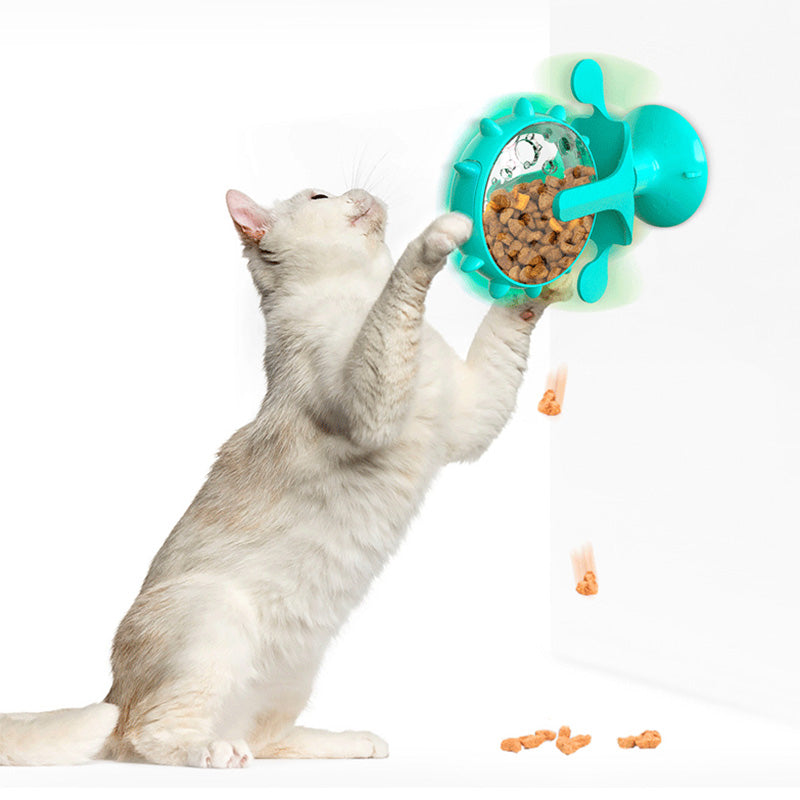 Distributeur de croquettes interactif pour chat