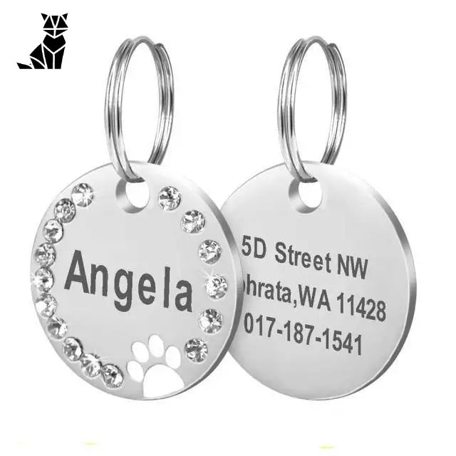 Médaille Personnalisable Pour Collier Chat Et Chien