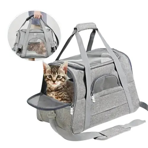 Sac de voyage pour chat sécurisé et apaisant : sac à dos tendance assurant la sécurité lors de vos aventures félines Transparent Background