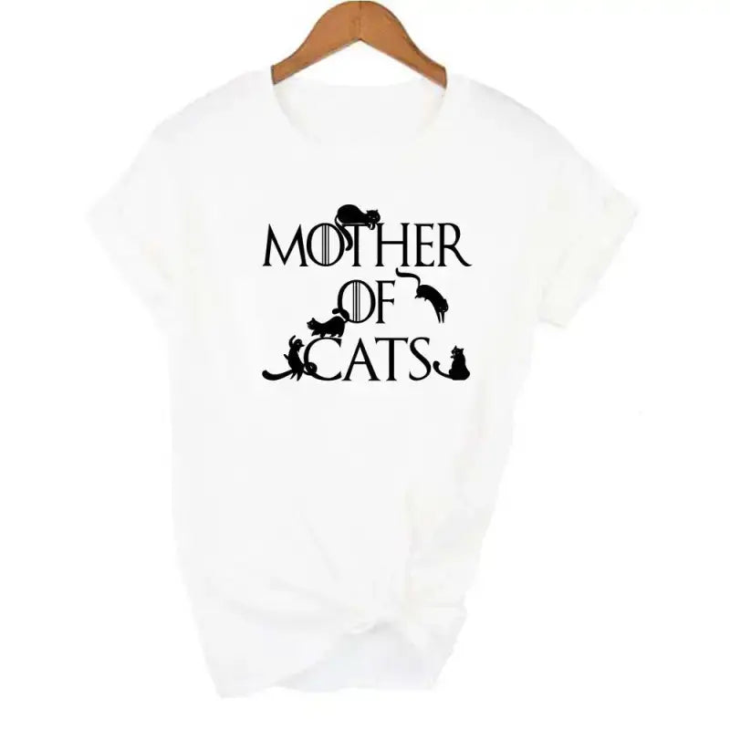 Tee Shirt Game Of Thrones Mother Of Catspour Femmes